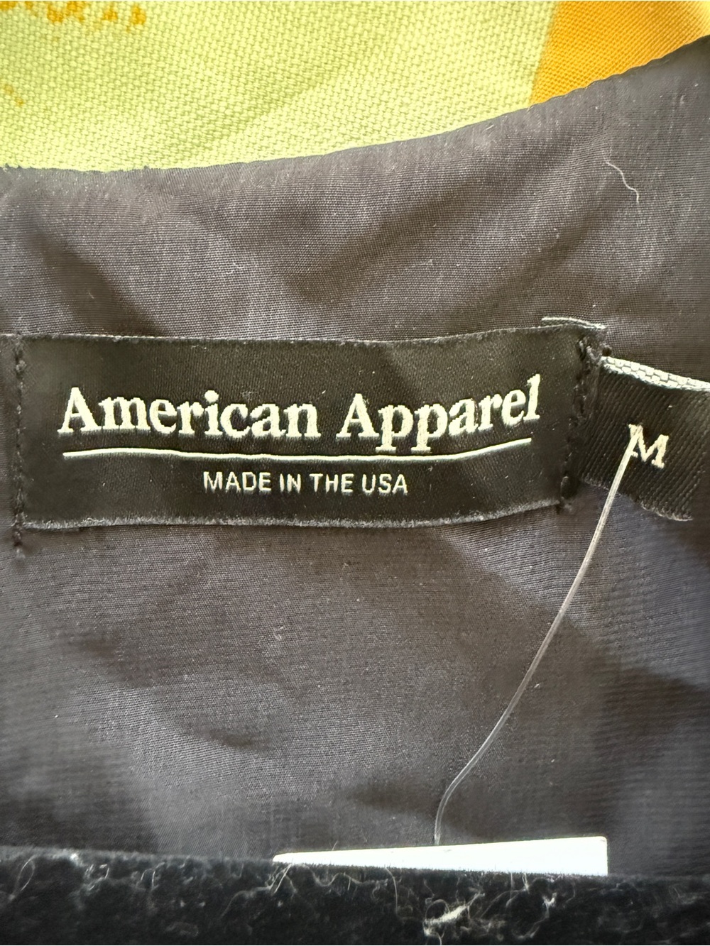AMERICAN APPAREL Black Houndstooth Mini Cocktail Dress NWT Made in USA Sz M - Picture 3 of 10
